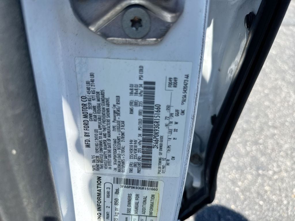 2016 Ford Fusion Titanium