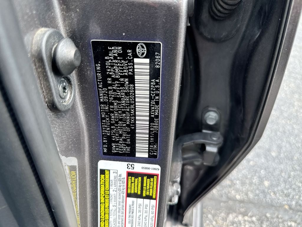 2020 Toyota Camry XSE