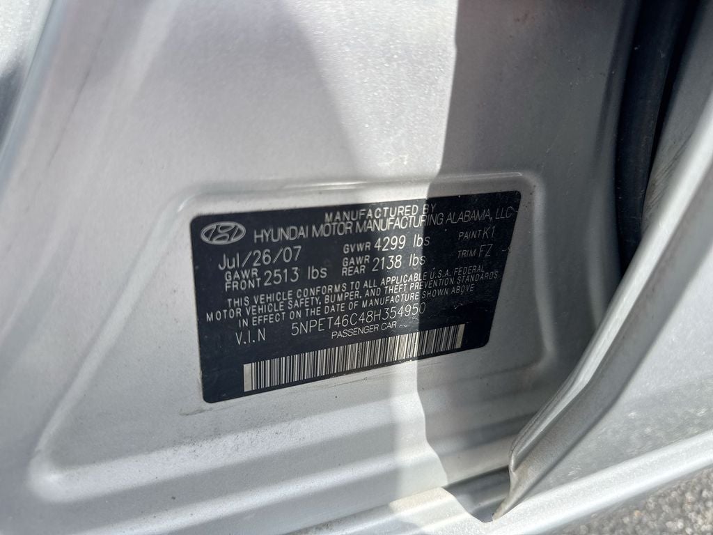2008 Hyundai Sonata GLS