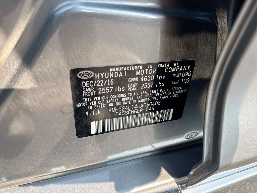2017 Hyundai Sonata Hybrid SE