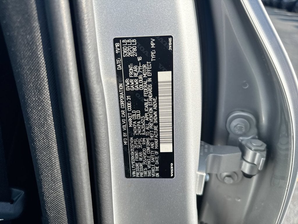2019 Volvo XC60 T5 Momentum