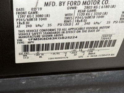2019 Ford Explorer XLT