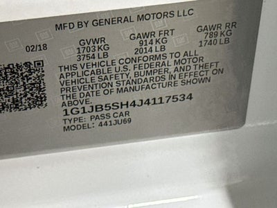 2018 Chevrolet Sonic LS