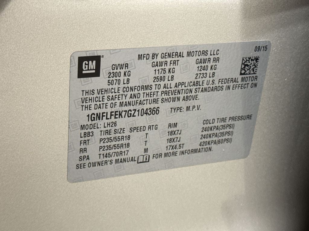 2016 Chevrolet Equinox LT