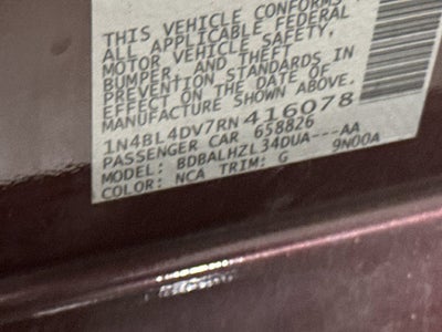 2024 Nissan Altima 2.5 SV