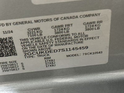 2025 Chevrolet Silverado 1500 LT LT1