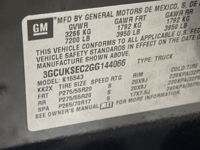 2016 Chevrolet Silverado 1500 LTZ 1LZ