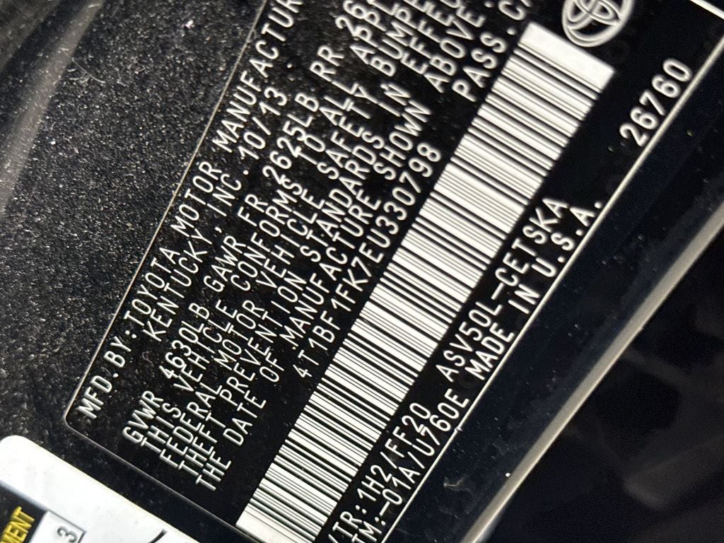 2014 Toyota Camry SE