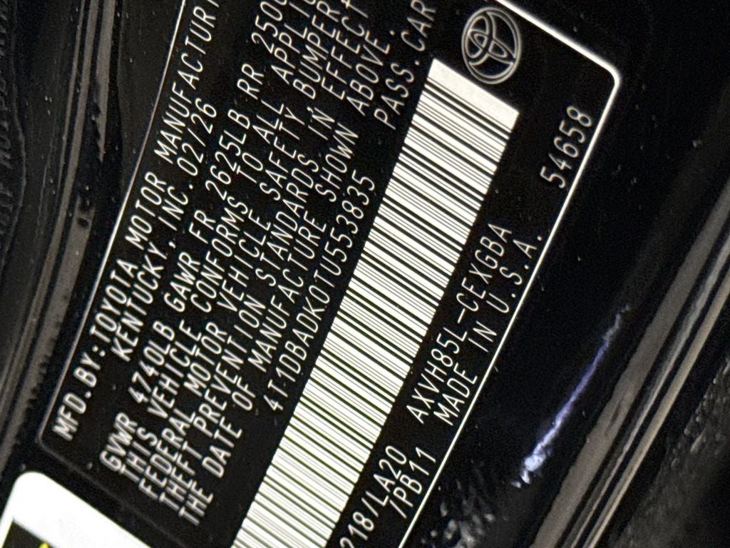 2026 Toyota Camry XLE