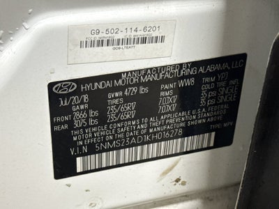2019 Hyundai Santa Fe SE