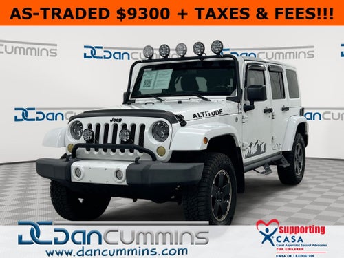 2012 Jeep Wrangler Unlimited Sahara Altitude