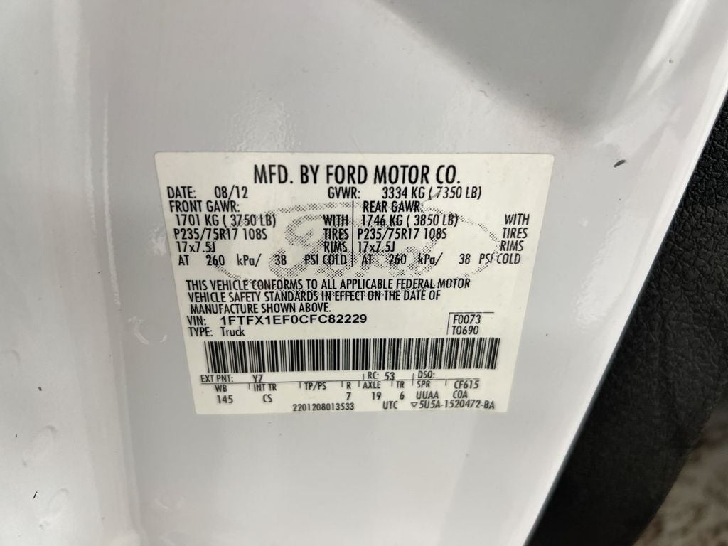 2012 Ford F-150 XL