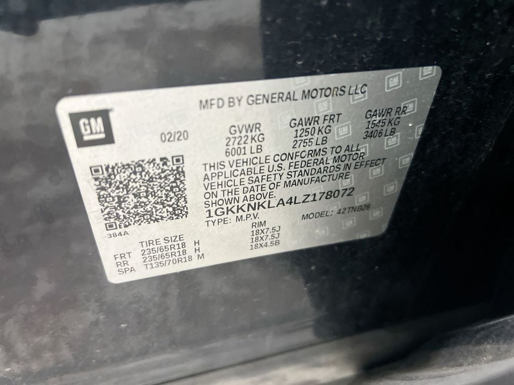 2020 GMC Acadia SLE