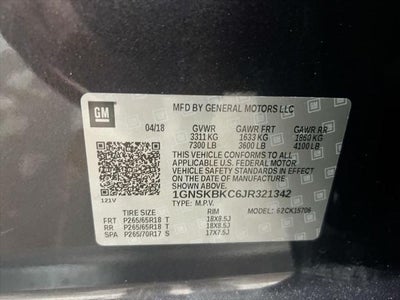 2018 Chevrolet Tahoe LT