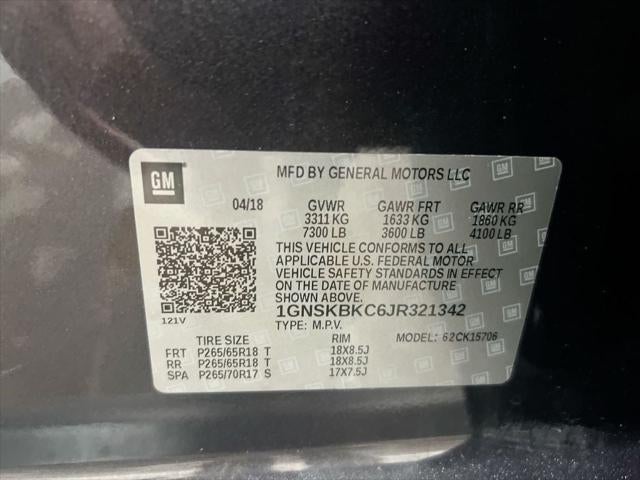 2018 Chevrolet Tahoe LT