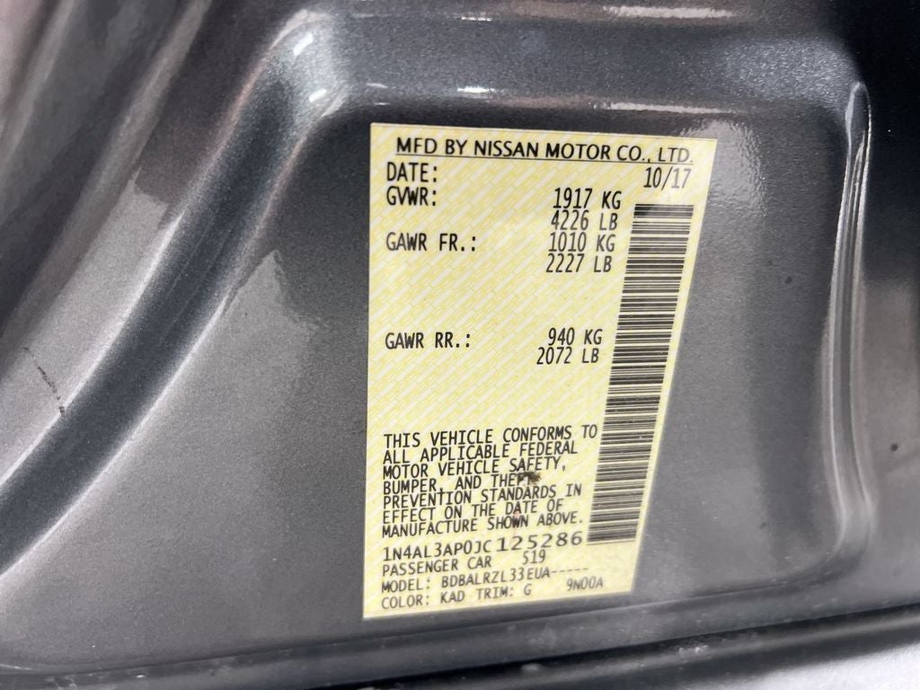 2018 Nissan Altima 2.5 SL
