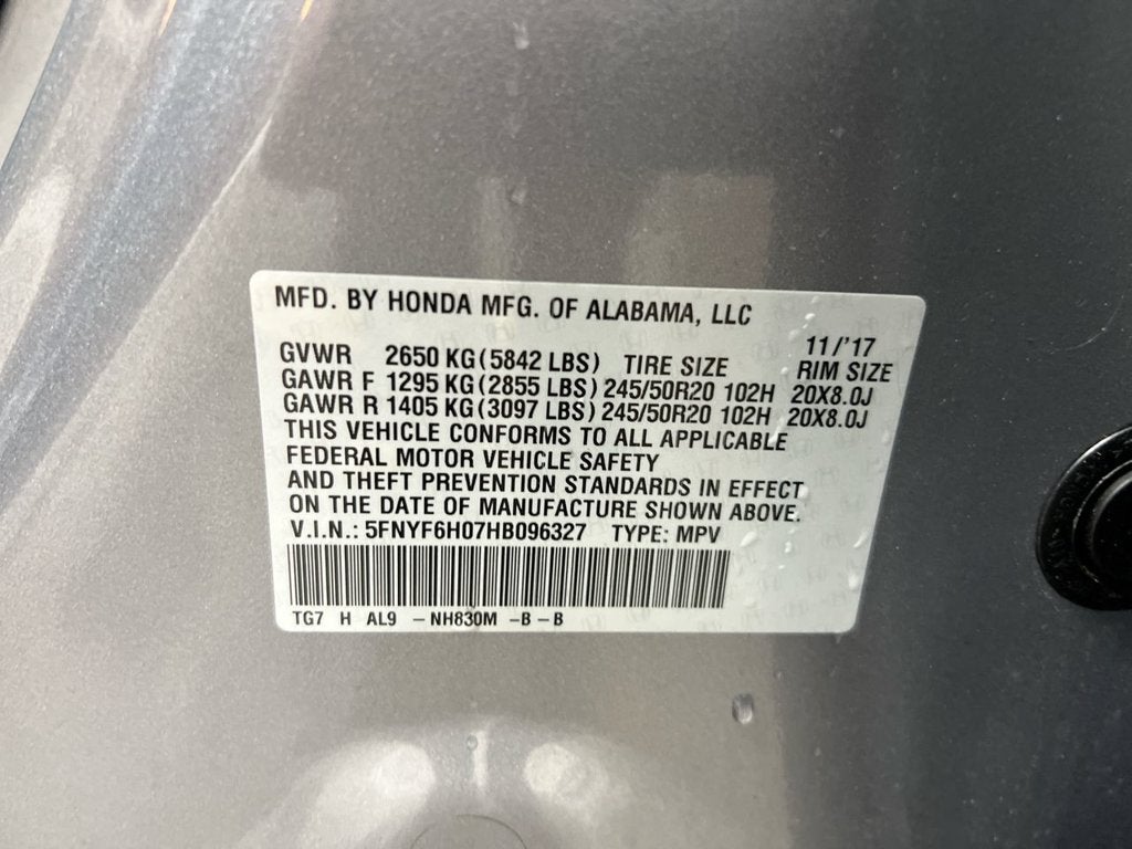 2017 Honda Pilot Elite