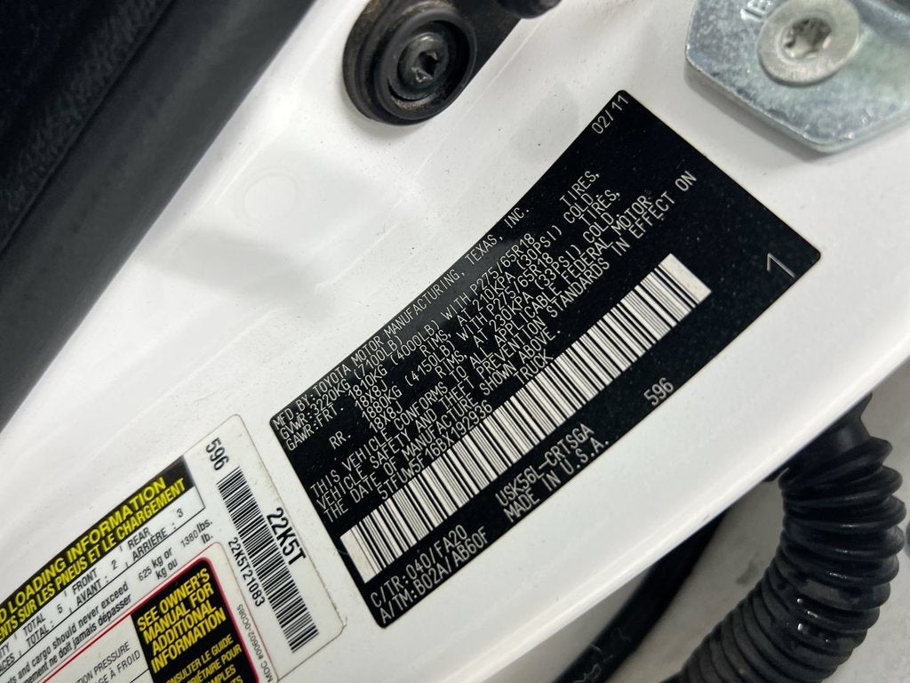 2011 Toyota Tundra Grade