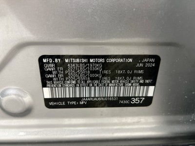 2024 Mitsubishi Outlander Sport 2.0 SE