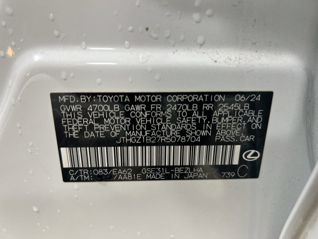 2024 Lexus IS 350 F SPORT