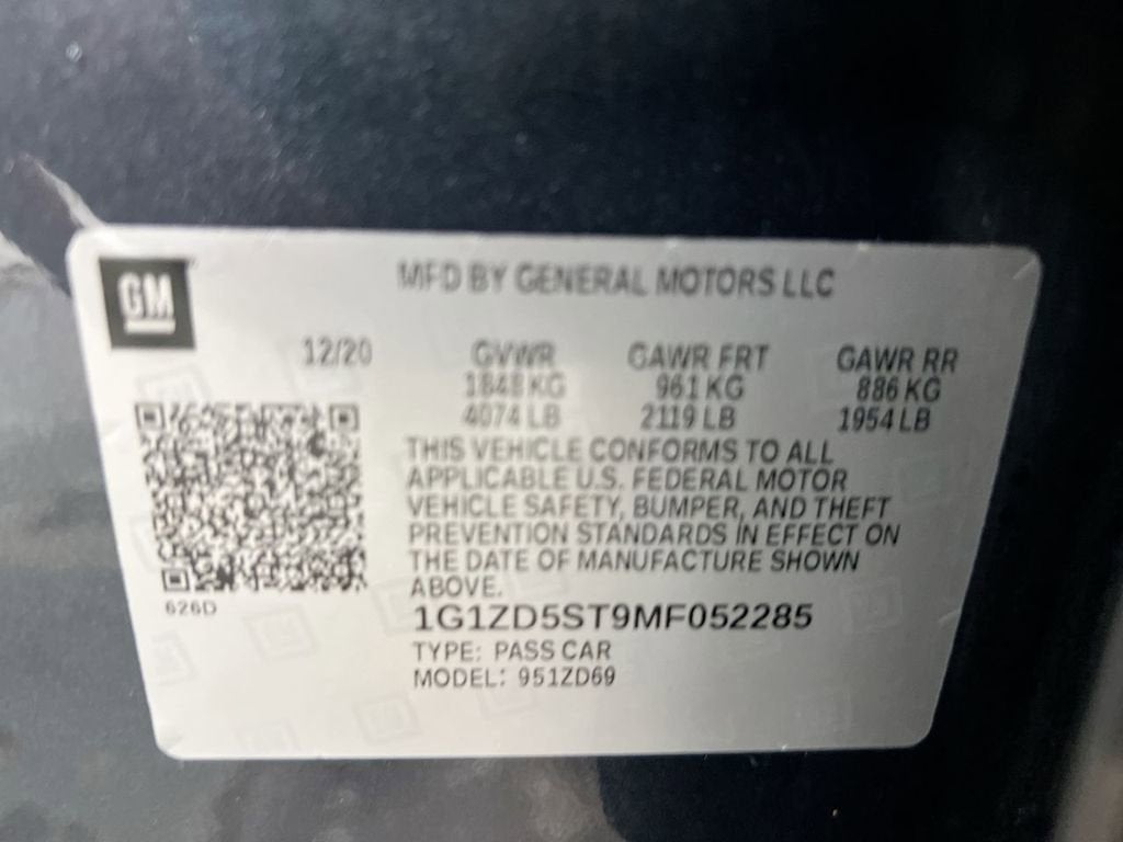 2021 Chevrolet Malibu LT