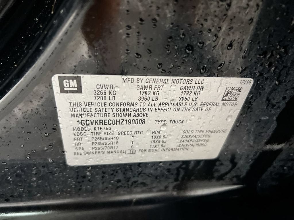 2017 Chevrolet Silverado 1500 LT