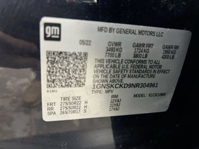 2022 Chevrolet Suburban LT