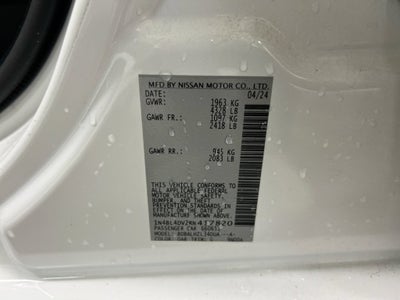 2024 Nissan Altima 2.5 SV