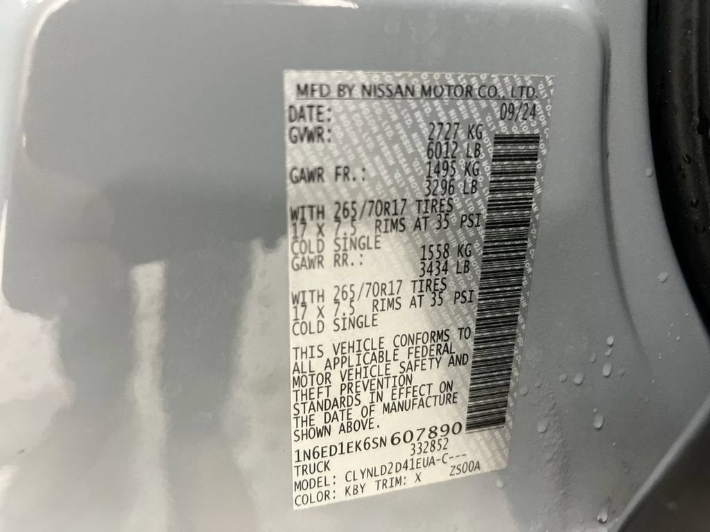 2025 Nissan Frontier PRO-4X