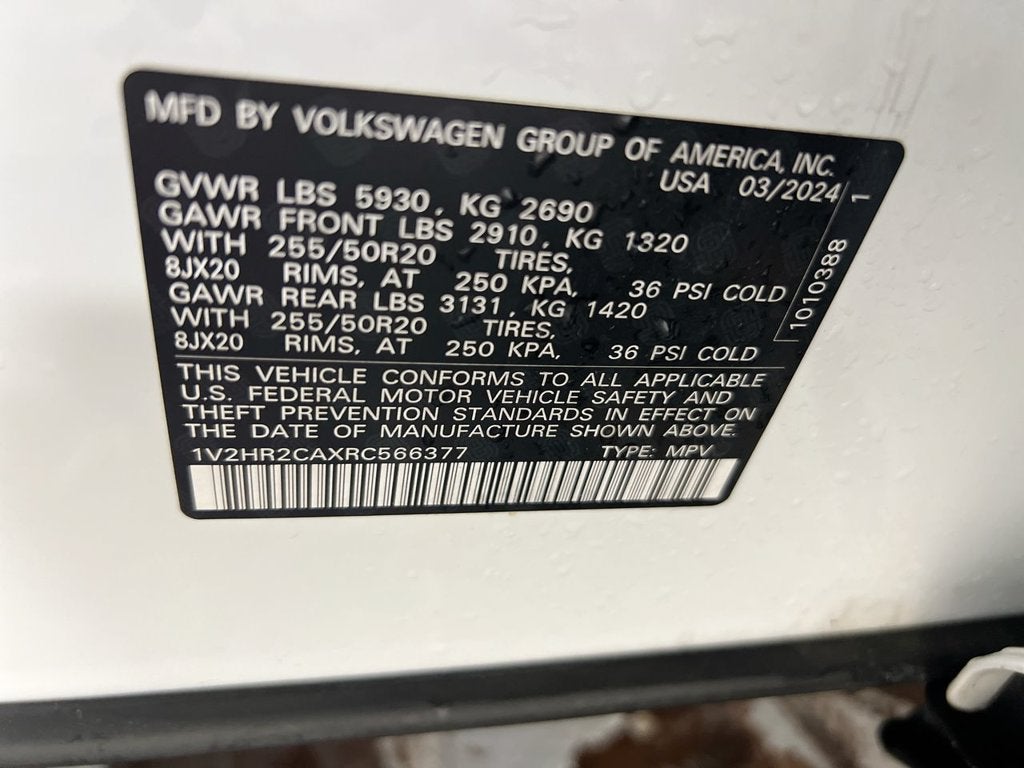2024 Volkswagen Atlas 2.0T SE w/Technology