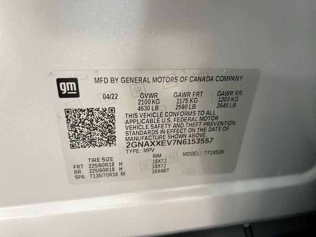 2022 Chevrolet Equinox Premier