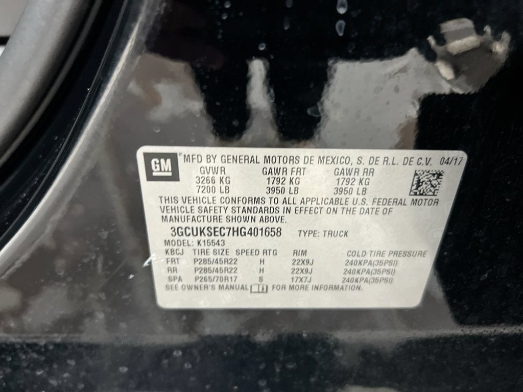 2017 Chevrolet Silverado 1500 LTZ