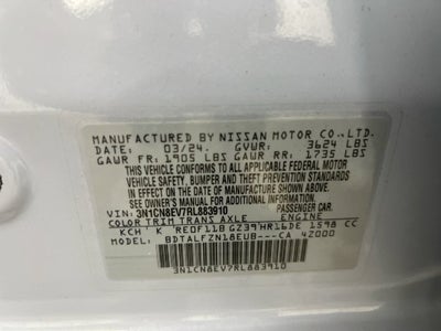 2024 Nissan Versa SV