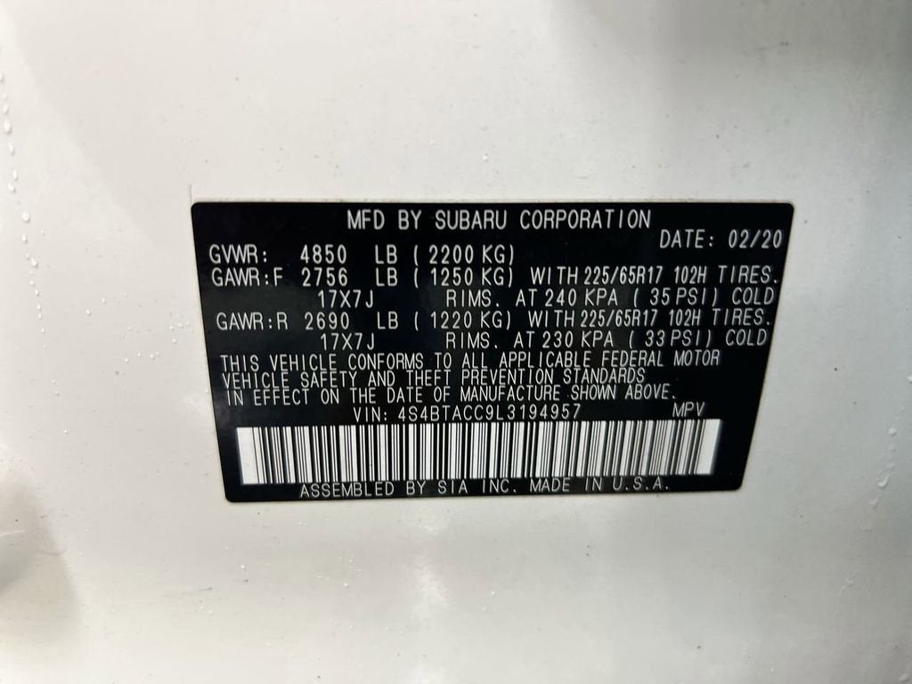 2020 Subaru Outback Premium