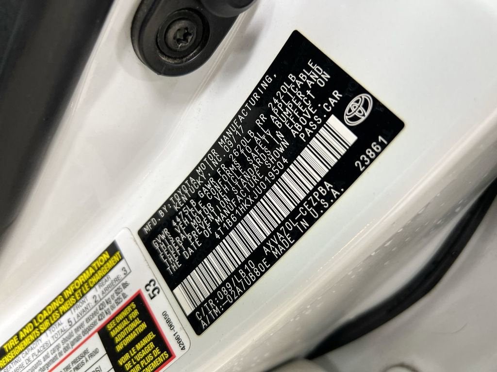 2018 Toyota Camry XSE