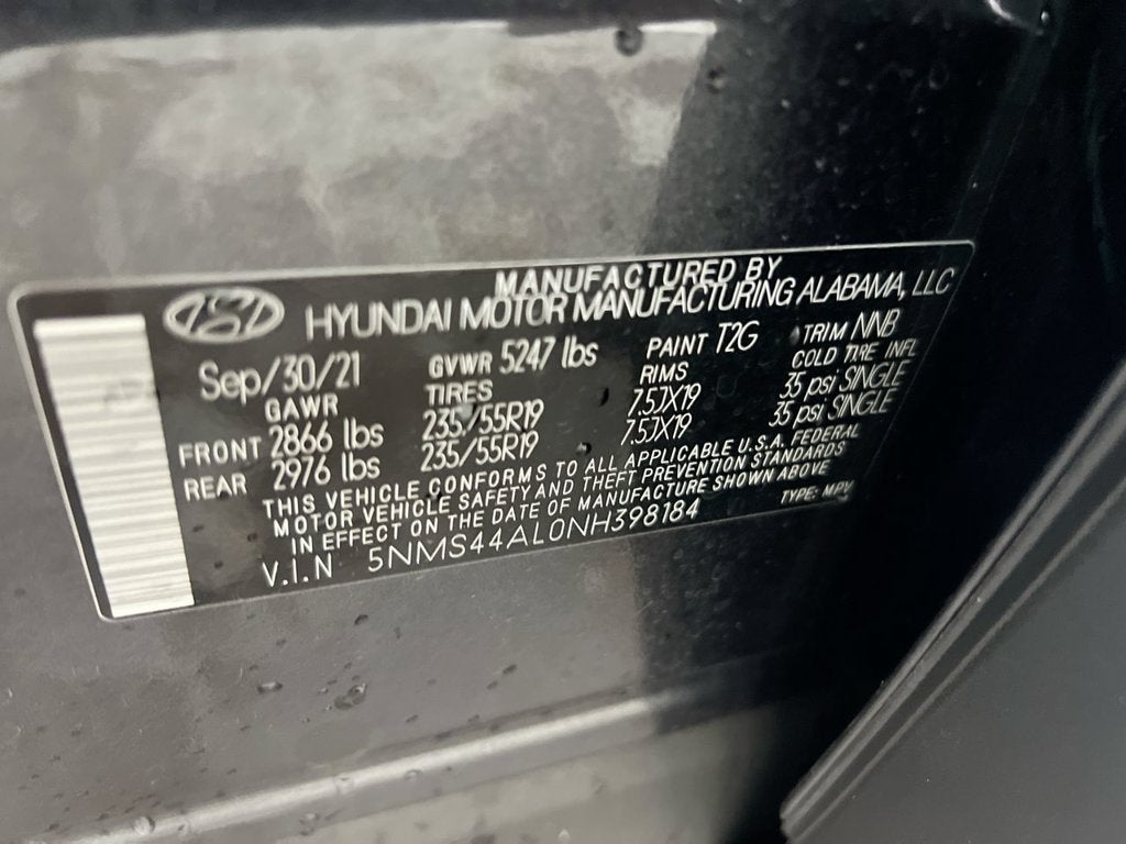 2022 Hyundai Santa Fe Limited