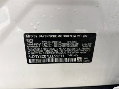 2020 BMW X3 sDrive30i