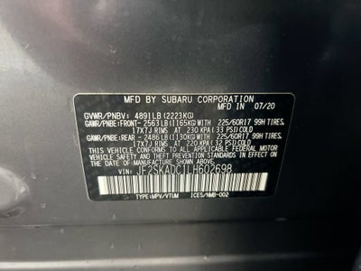 2020 Subaru Forester CVT