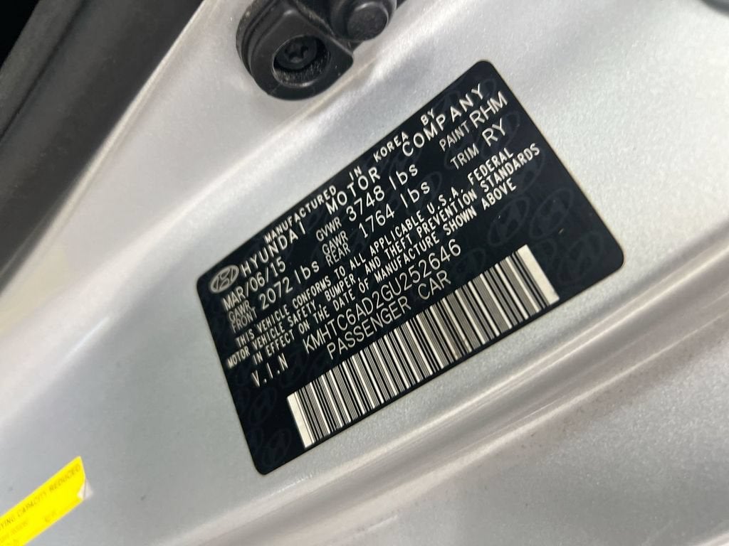 2016 Hyundai Veloster 3dr Cpe Auto