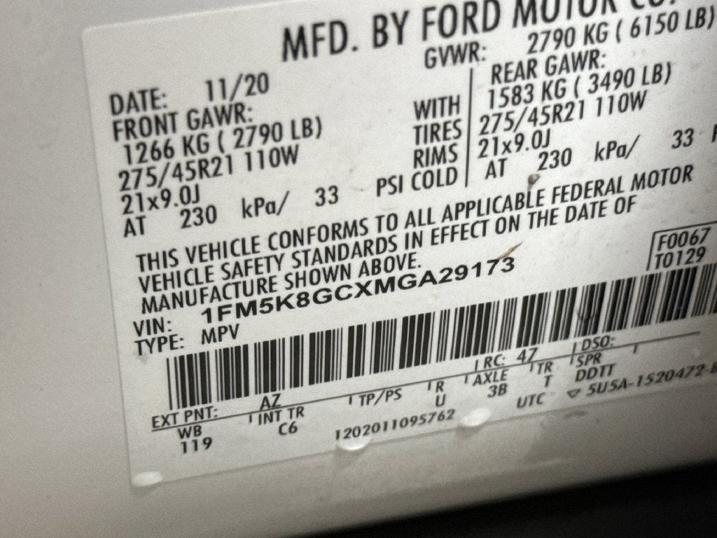 2021 Ford Explorer ST