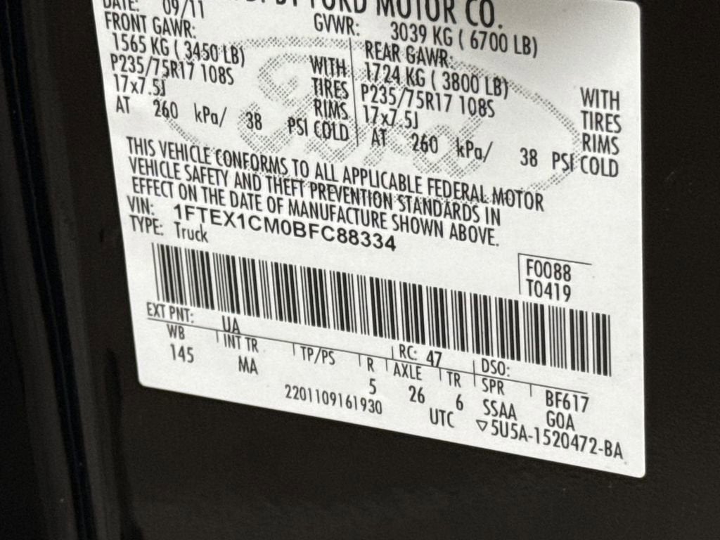 2011 Ford F-150 XL