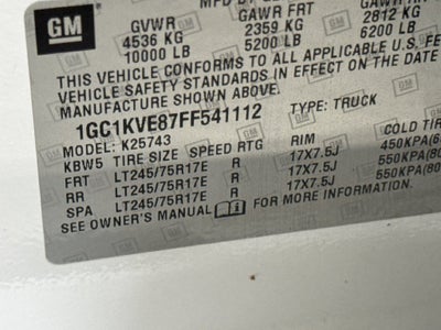 2015 Chevrolet Silverado 2500 HD LT