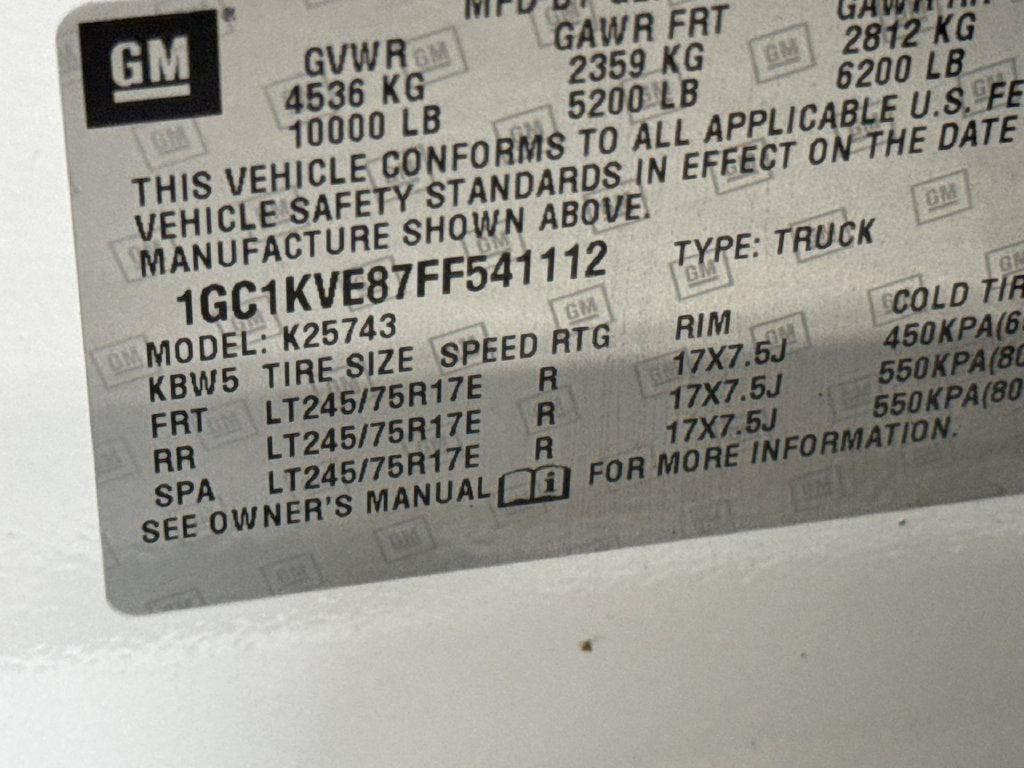 2015 Chevrolet Silverado 2500 HD LT