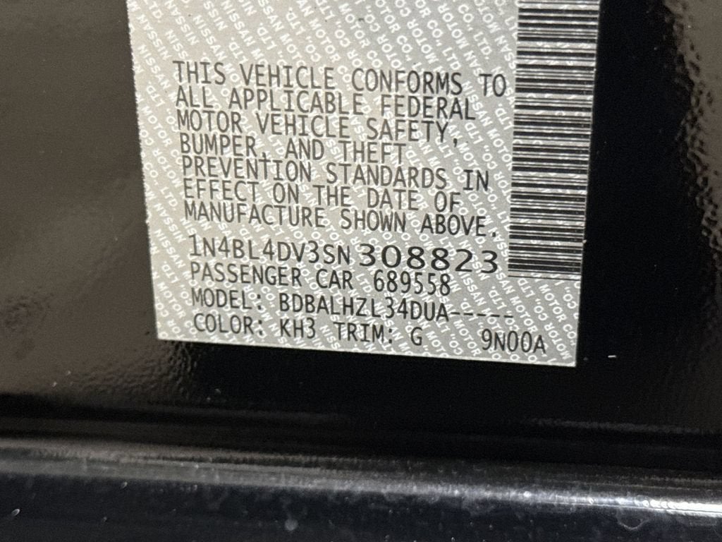 2025 Nissan Altima SV