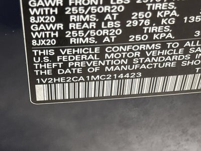 2021 Volkswagen Atlas Cross Sport 3.6L V6 SE w/Technology