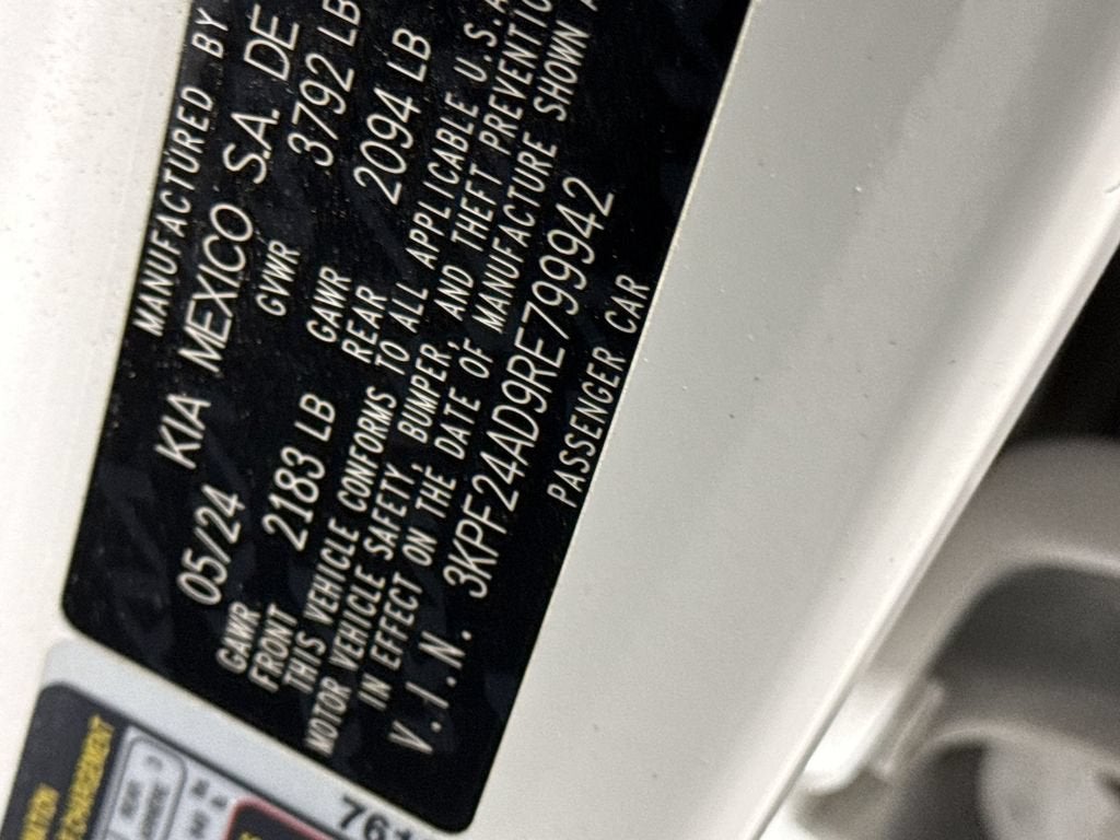2024 Kia Forte LXS