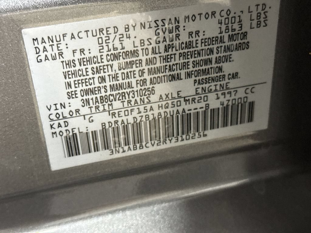 2024 Nissan Sentra SV