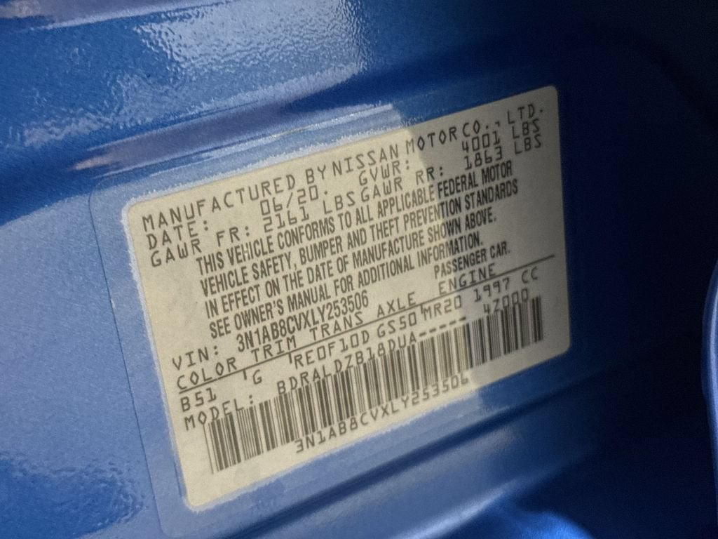 2020 Nissan Sentra SV