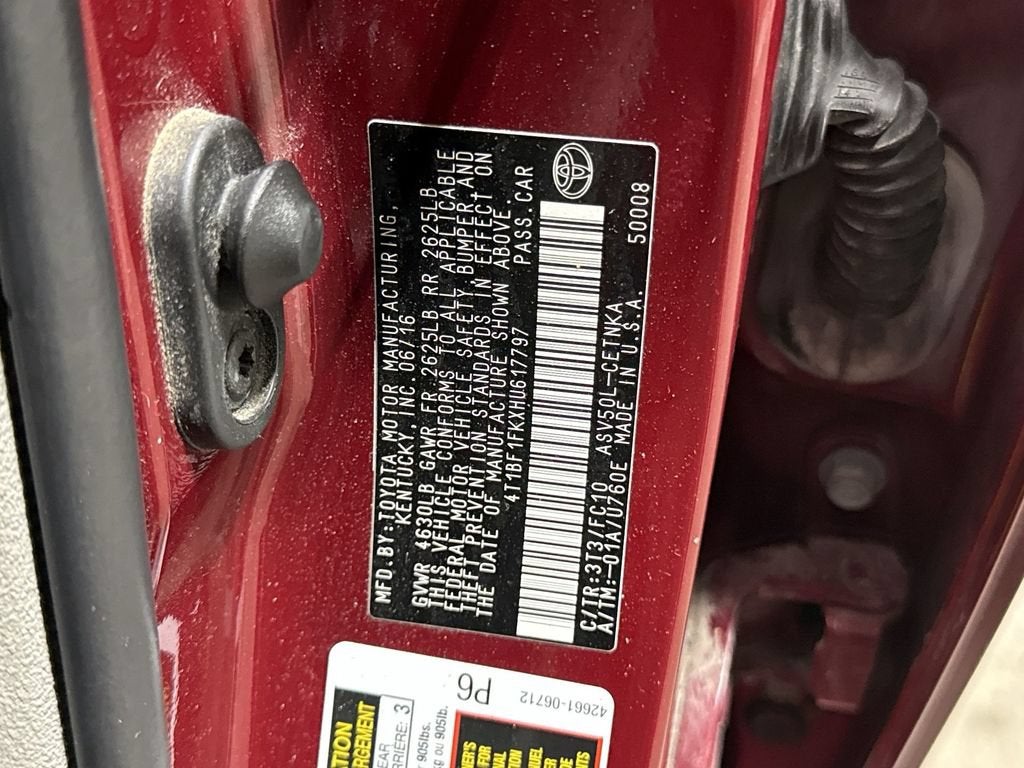 2017 Toyota Camry XLE