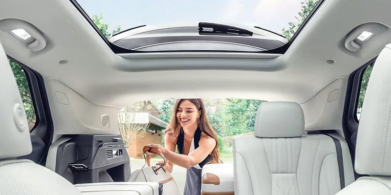 Available panoramic moonroof